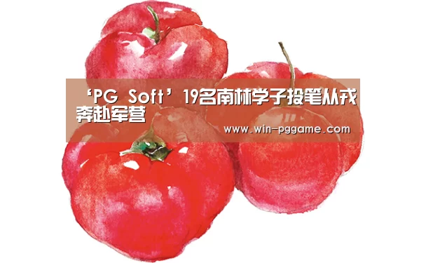 ‘PG Soft’19名南林学子投笔从戎奔赴军营